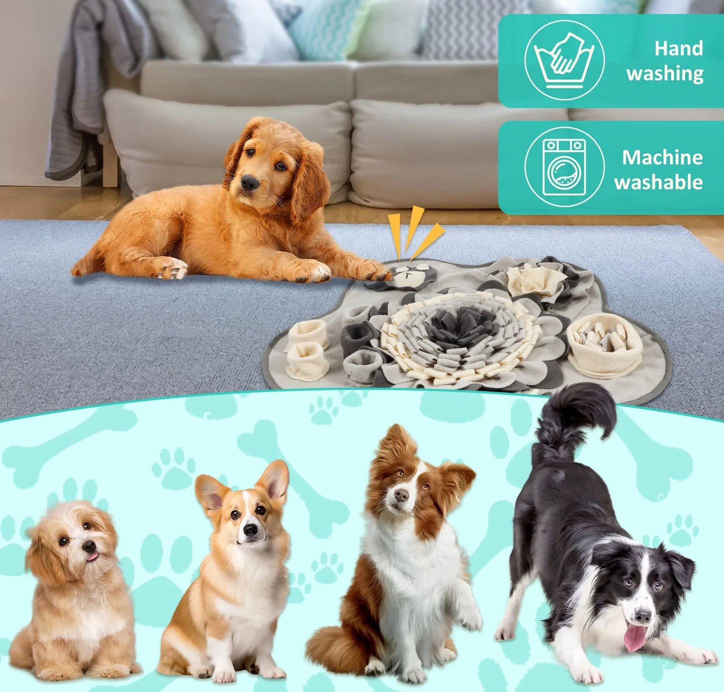 Ovirra Snuffle Mat™ – Flower Edition