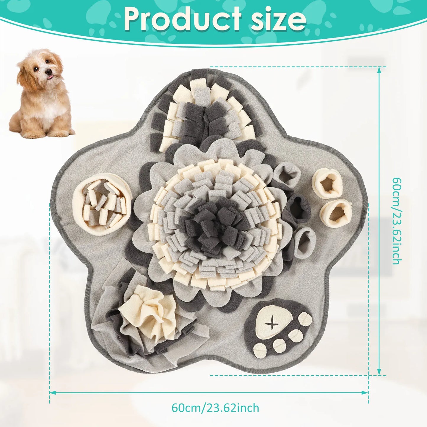 Ovirra Snuffle Mat™ – Flower Edition